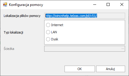 konfiguracja pomocy